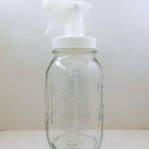 Mason Jar Sprayer with Large Quart 32 Oz. Jar